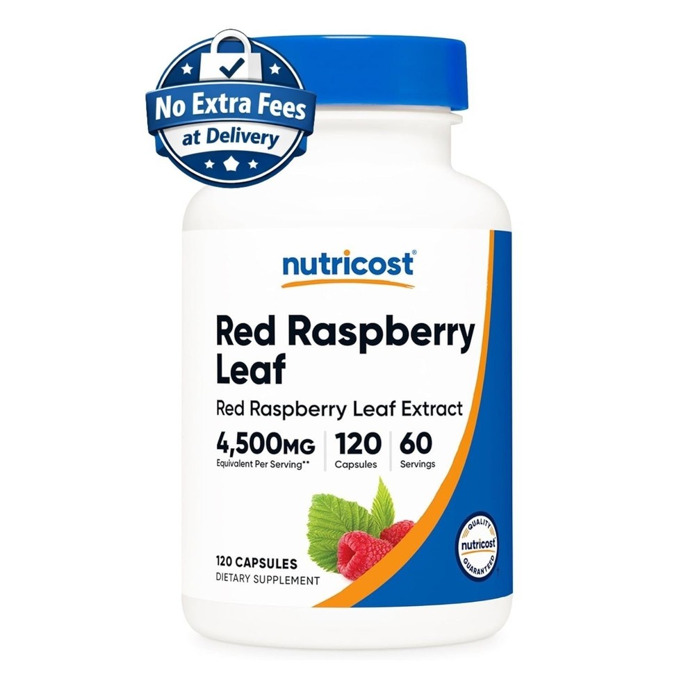 Extracto de Hoja de Frambuesa Roja 4500mg 120 Cápsulas | Rubus idaeus
