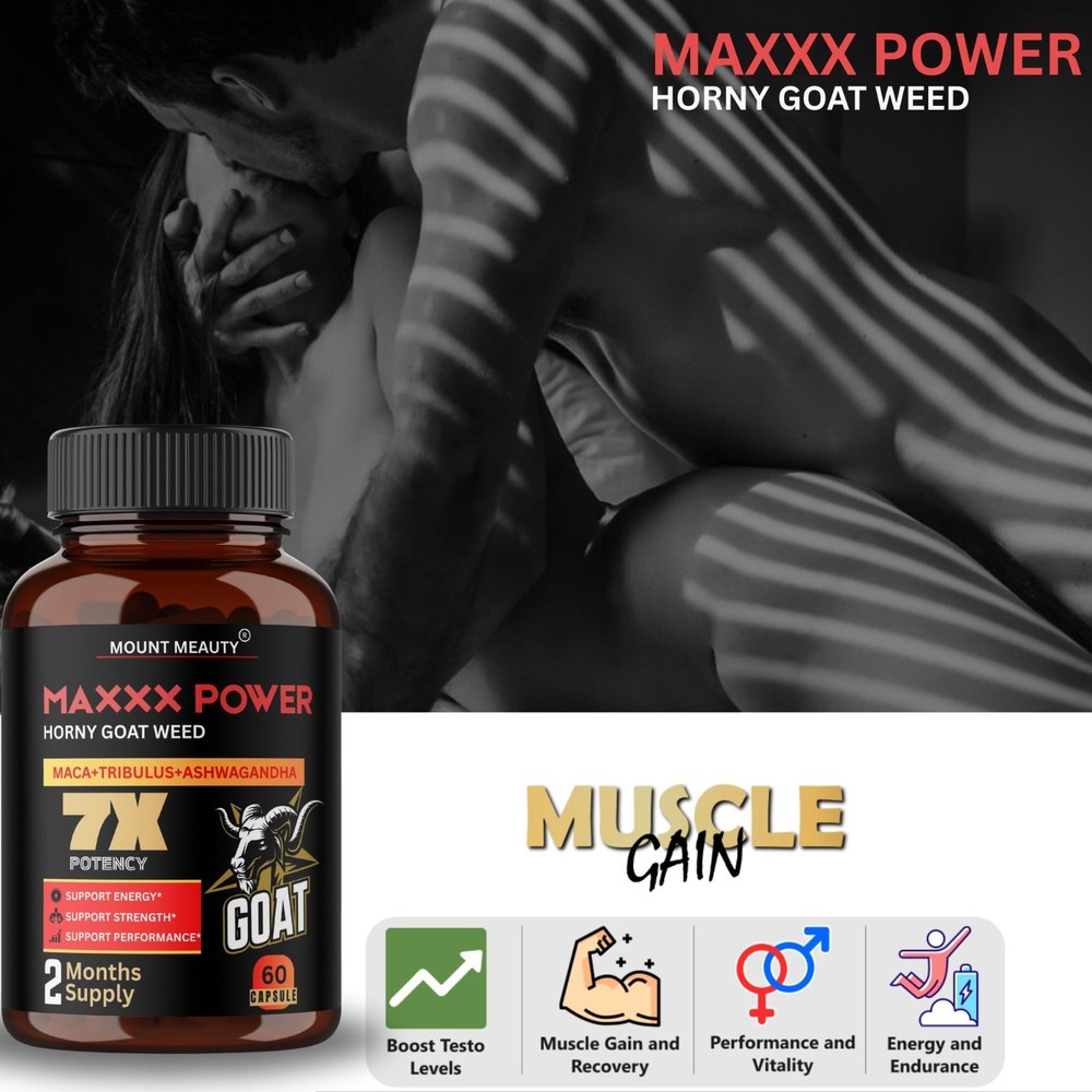 Men Supplement For Rock Hard Perform Blue , Strength, Love Stamina Men Bed Time