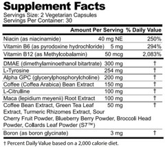B4UGAME Vyotech Nootropic Brain Booster Supplements Max Mental Performance 3 Bt
