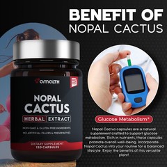 Nopal Cactus Extract 120 Capsules