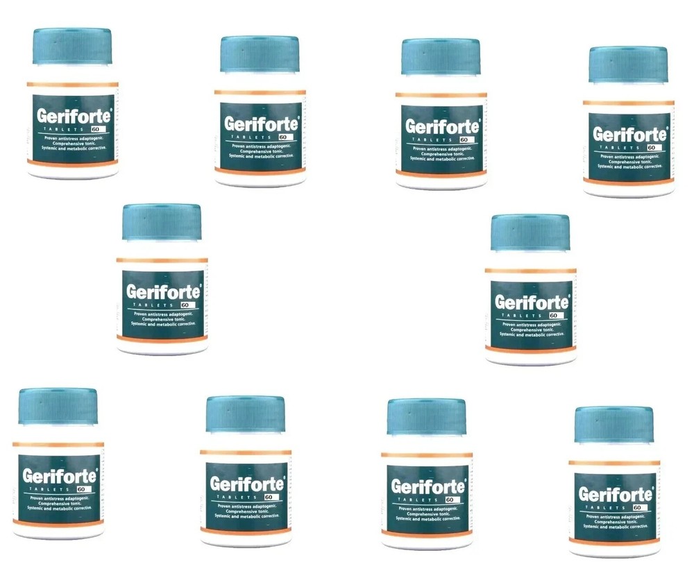 Himalaya Geriforte 60 Tabs x10 | Stress & Immunity Support | Exp 12/2028 🌿