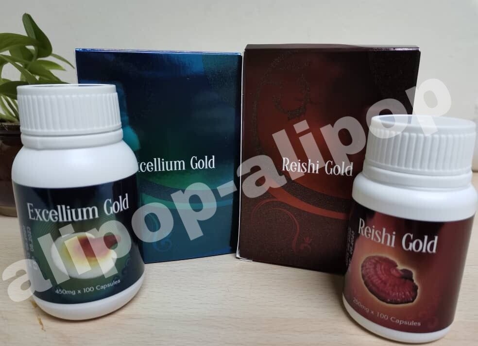 Gano Excel Reshi Gold + Excellium Gold (Lingzhi Mycelium)