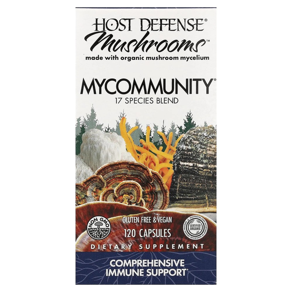 2 X Host Defense, Mushrooms�, MyCommunity�, 120 Capsules