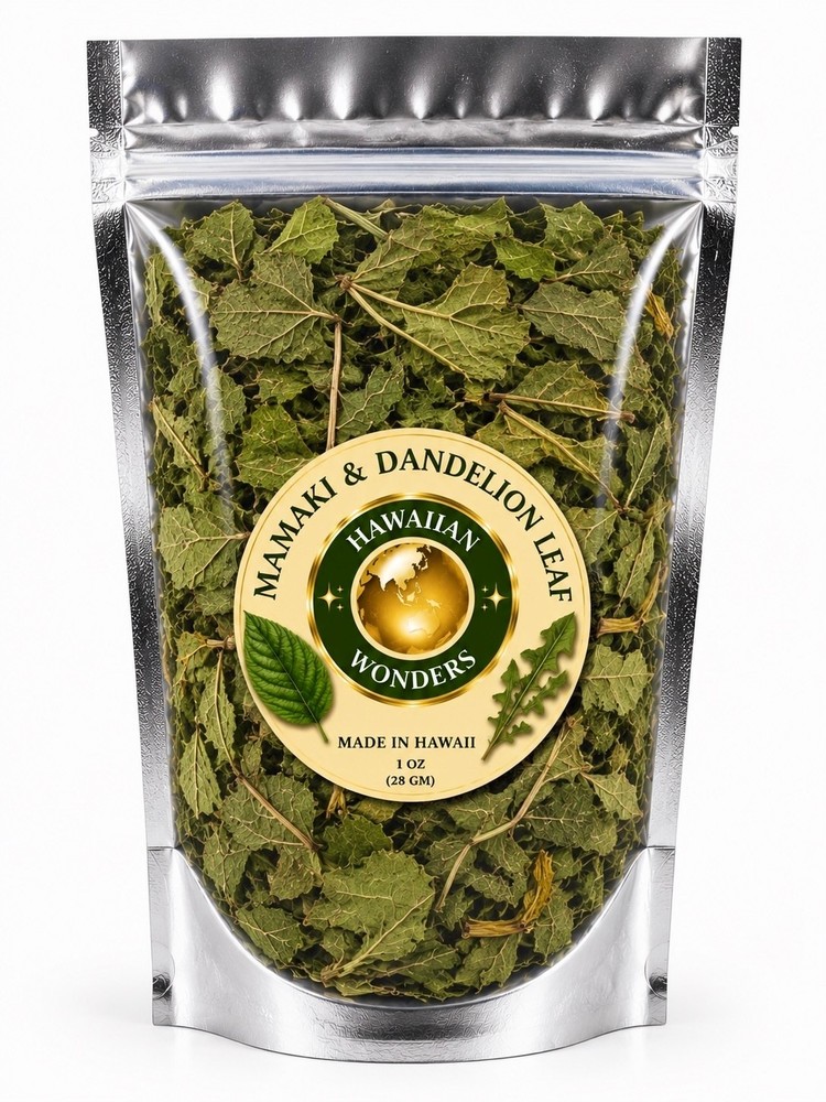 Mamaki & Dandelion Herbal Tea Blend | Caffeine-Free Loose Leaf | Made in Hawaii