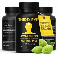 Third Eye Awakening – Organic Haritaki Capsules – King 100 Count (Pack of 1)