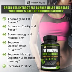Green Tea Extract Belly Fat Burner Supplement with EGCG Appetite Suppressant