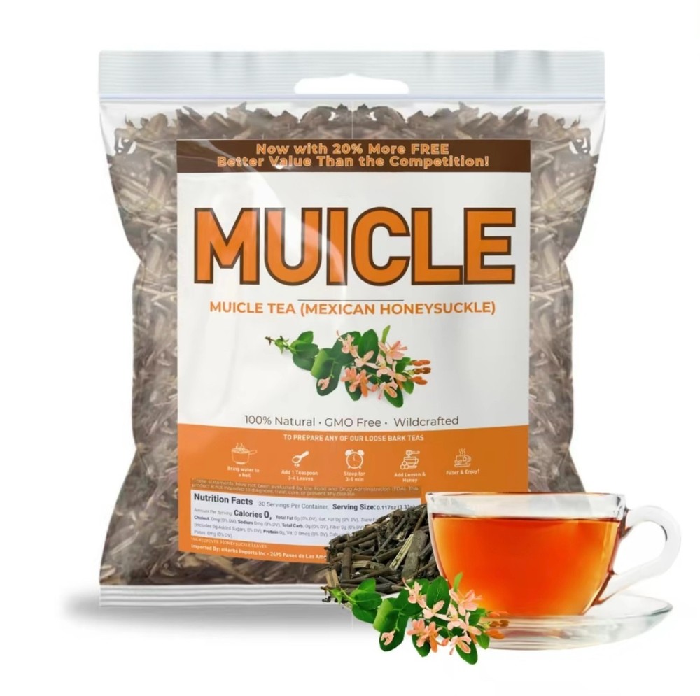 Muicle Muitle Hierba te Muycle Mexican Honeysuckle + HOJA DE GUANABANA SOURSOP