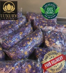 Blue Lotus |Nymphaea Caerulea| 100% Organic Herbal Hand Picked Pure Flowers Tea
