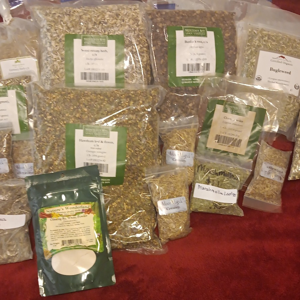Monterey Bay Spice Co, Nature’s Wonderland Organic Bugleweed, Marshmallow, Gins…
