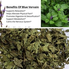 30g Dried Wild Blue Vervain Jamaican Porterweed Herb Pure 100% Free Shipping