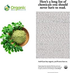 Organic Moringa Powder 1.10 lbs – USDA Certified, Gluten-Free, Raw Superfood