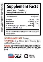 Fat Burner Drink Mix – Garcinia Extract 60% 1300mg – Garcinia Burn Capsules 2B