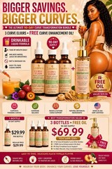 BBL Drops Bundle 3 Bottles + FREE BBL Oil | Drinkable Booty & Hips 7 Days Resul