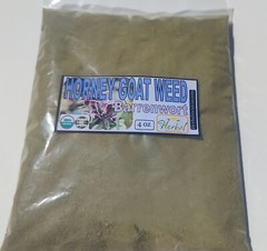 4oz Horny Goat Weed Powder (epimedium grandiflorum) Barrenwort 113g