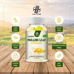 Mullein Leaf Gummies/ Capsule For Lung Cleanse Detox Herbal Dietary Supplement