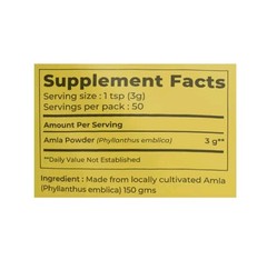 100% Pure Amla Powder | Herbal Powder | 150g | Fresh & Pure