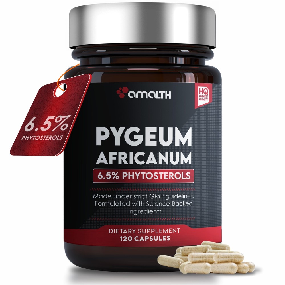 Pygeum Bark Extract ( 6.5 phytosterols ) 120 Capsules