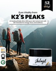Pure Himalayan k2 healing Shilajit Resin 30g 2 with 1 (30g resin) free