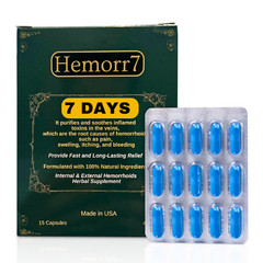 7days Hemorrhoid Herbal Formula. Fast Relief. Internal & External Hemorrhoid