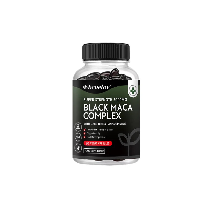 Black Maca Complex Stamina | Libido | Mood | Energy for 30 to 120 Capsules