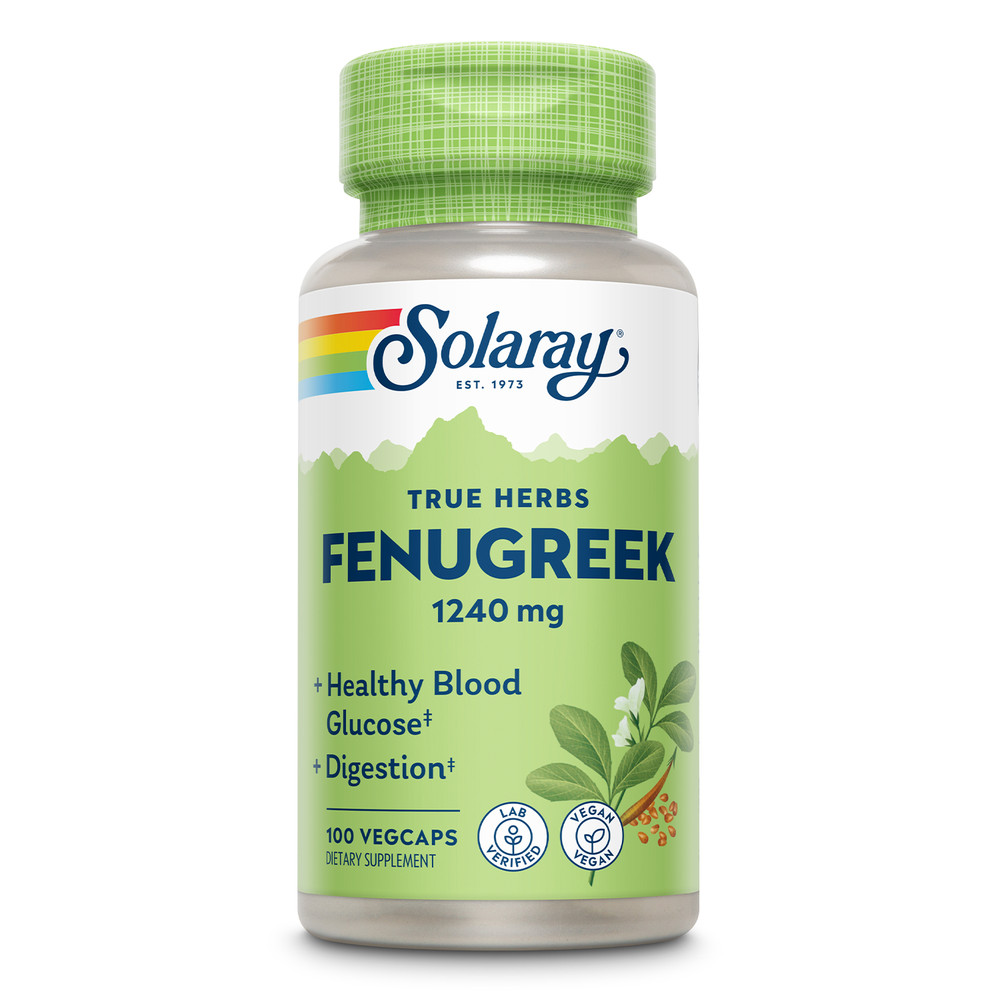 Solaray Fenugreek Seed 620 mg | 100ct, 50 Serv.