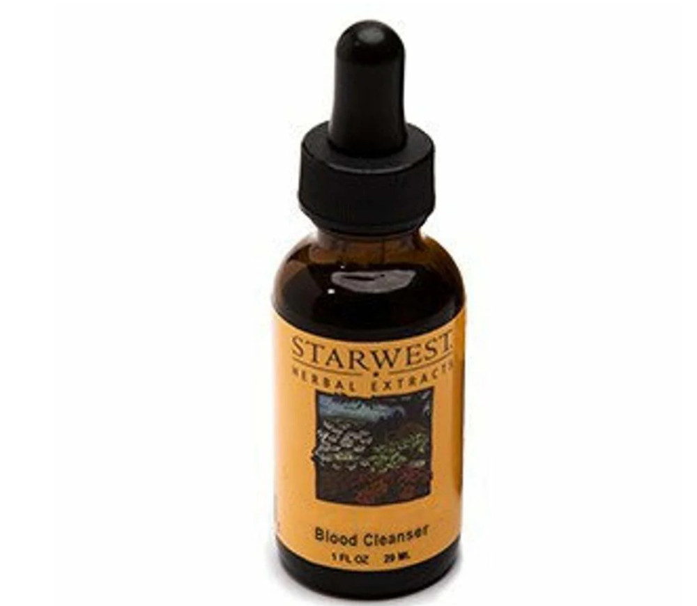 Organic Blood Cleanser Herbal Extract Tincture w/ Dropper Free Shipping #1 Rated