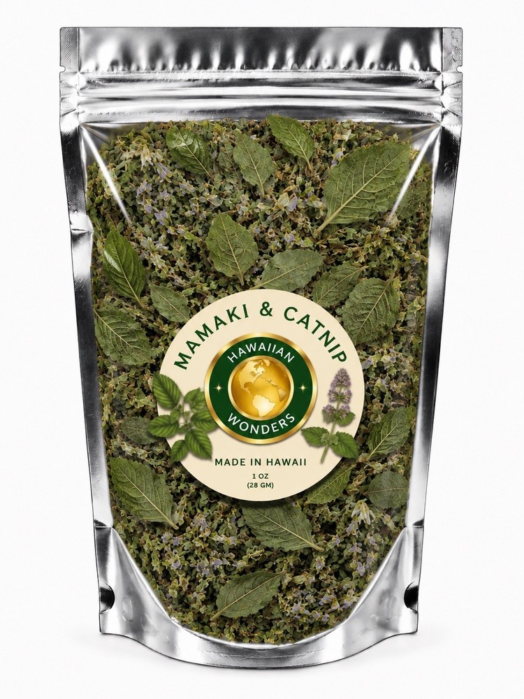 Mamaki & Catnip Herbal Tea Blend | Caffeine-Free Loose Leaf | Made in Hawaii