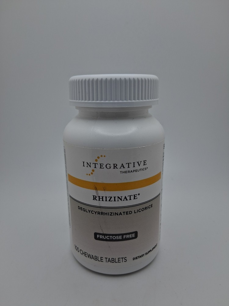 Rhizinate – Deglycyrrhizinated Licorice (dgl) For Digestive Support Exp 8/31/27