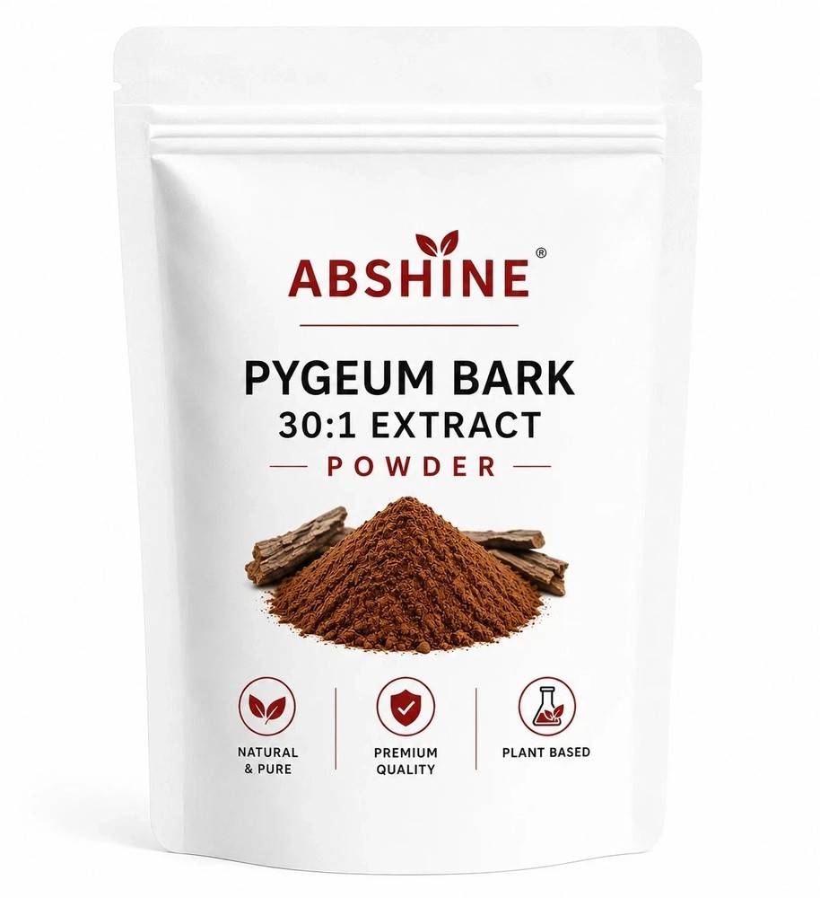 Pygeum Bark 30:1 Extract Powder ( 100 %) Pure & Natural High Quality Support