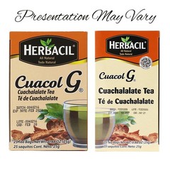 Herbacil Te de Cuachalalate, 2-Pack 25 Tea Bags per Box (50 Bags Total)