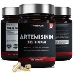Artemisinin Extract capsules with Piperine(95% Piperine) Extract 120 Capsules