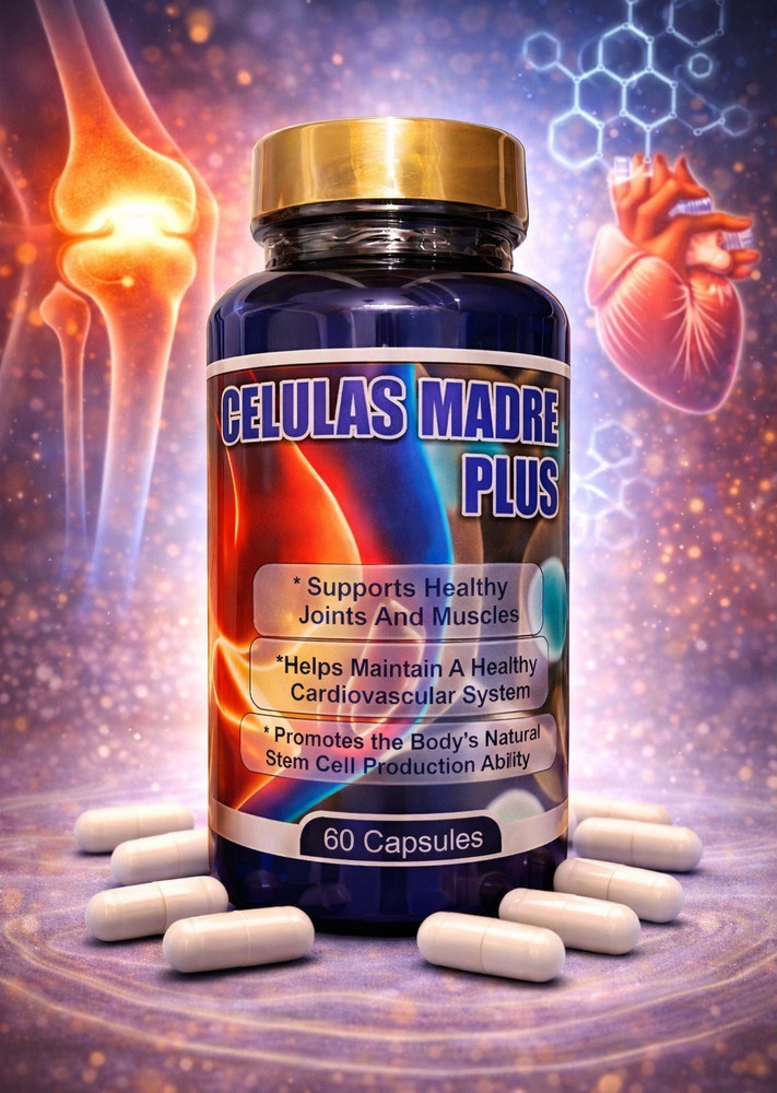 Celulas Madre Plus Dietary Supplement – 60 Capsules | Joint & Muscle Support