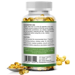 Mullein Leaf Capsules Support Lung Cleanse Respiratory Function 120 Softgels