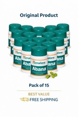 Himalaya Abana Tablets 60 Tabs x15 Herbal Heart Wellness Support Free shipping