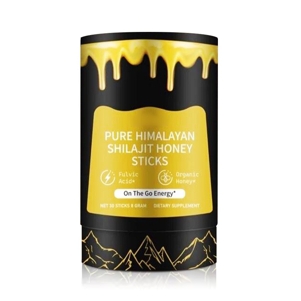 Professional Pure Himalayan Shilajit Honey Sticks, Purer, More Organic, Sweeter