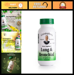 Lung & Bronchial Support Formula – Herbal Lung Cleanse for Smokers – Respiratory