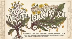 Wild Lettuce Extract – Wild Lettuce Tincture – Deluxe – Made in the USA
