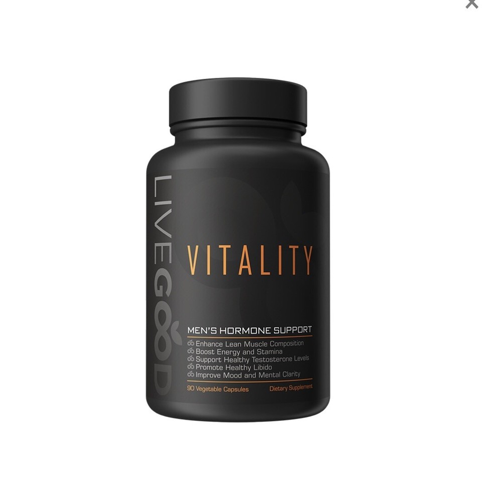 LiveGood Organic Men’s Hormone Support, Male Vitality & Testosterone Booster