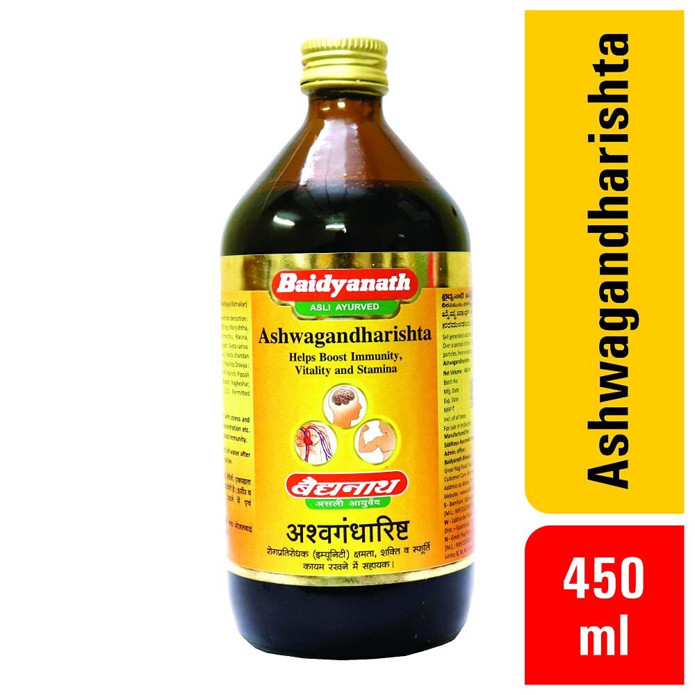Baidyanath Ashwagandharishta (450ml) General Tonic for Weakness