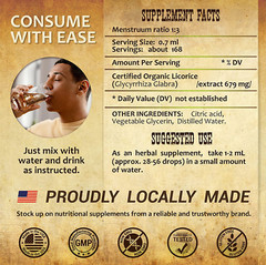 HERBALICIOUS Licorice Root Extract – Glycyrrhiza Glabra Extract Supplement for D
