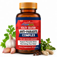 Anti Parasite Complex 2 Bottles Herbal Detox Wellness Support 180 Caps
