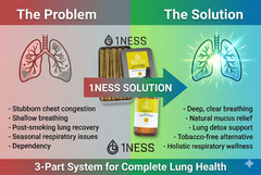 Mullein Lung Support Kit – Organic Extract + Inhalation Sticks + Frequency Music