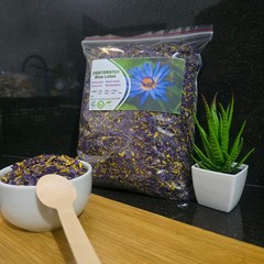 Dried Blue Lotus Petals cut Nymphaea caerulea Crushed Organic Natural Herb Drink