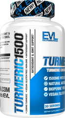 Evlution Nutrition Turmeric Curcumin – Antioxidant Support – 30 Servings