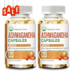 2100mg Ashwagandha High Concentration Root Extract Tablets Mood Vitality Libido