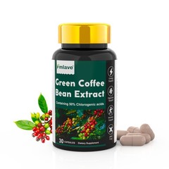 Green Coffee Bean Extract Support Weight Loss Fat Burner Energy Boost 800mg 30ct