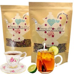 Balancing Herb Blend Chasteberry, Rose, Papaya Leaf Tea Loose Herb Infuse 3.5 oz