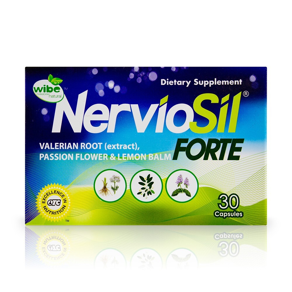 NERVIOSIL FORTE VALERIAN ROOT PASSION FLOWER & LEMON BALM 30 CAPS
