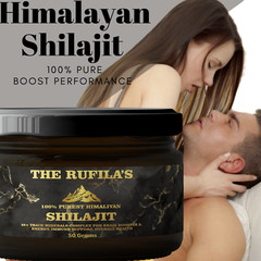 100% Pure Himalayan Shilajit Resin Extremely Potent 50g Jar + Measuring Spoon