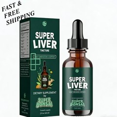2 BOTTLES-Herbal Liquid Drops with Milk Thistle Turmeric Super Liver liver detox